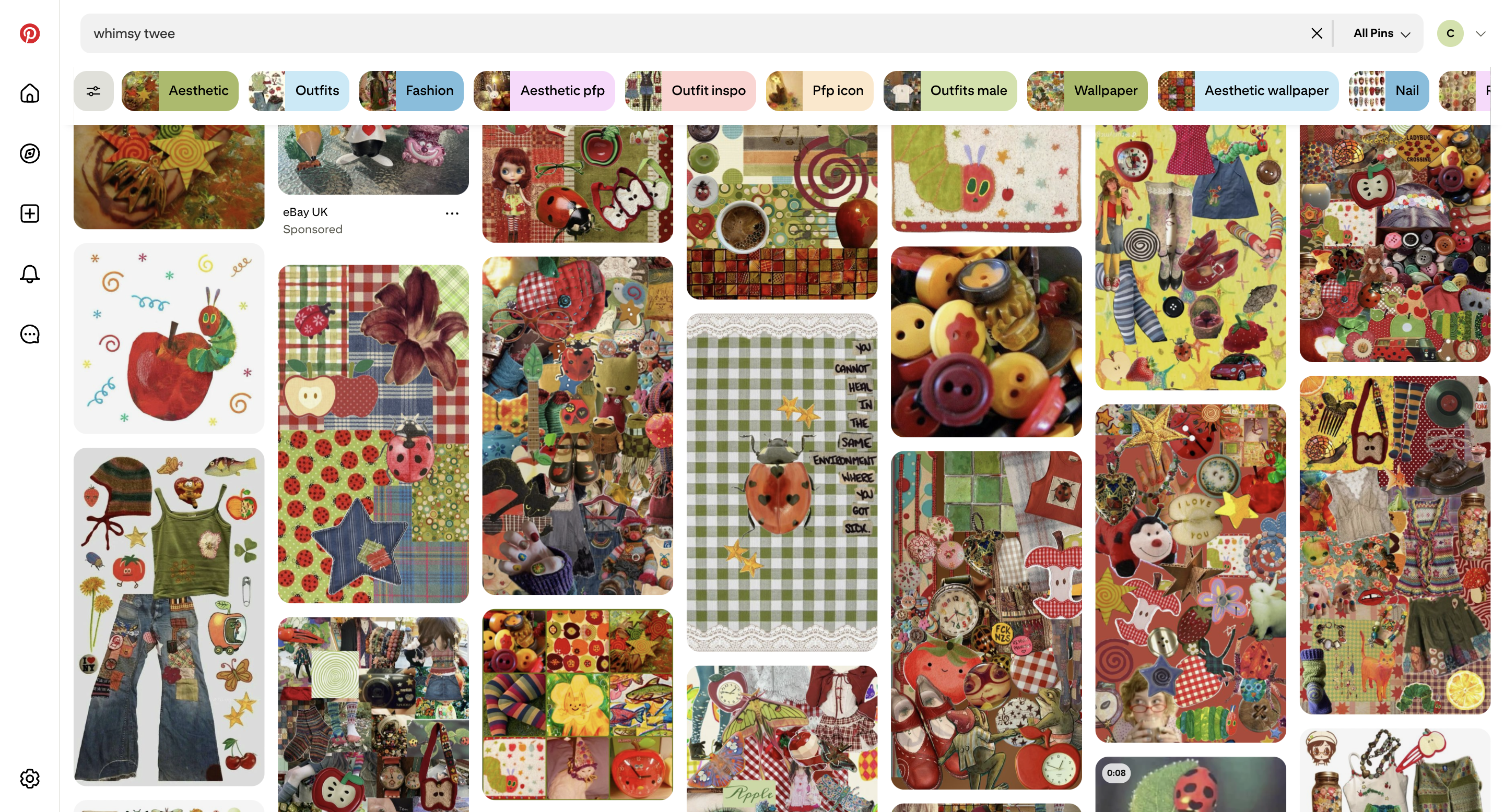 Whimsy Twee, Pinterest